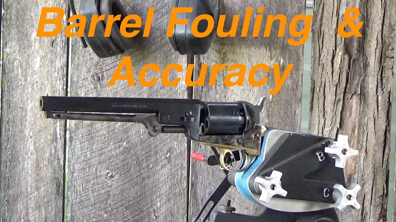 Black Powder Fouling and Accuracy - Pietta 1851 in a Ransom Rest