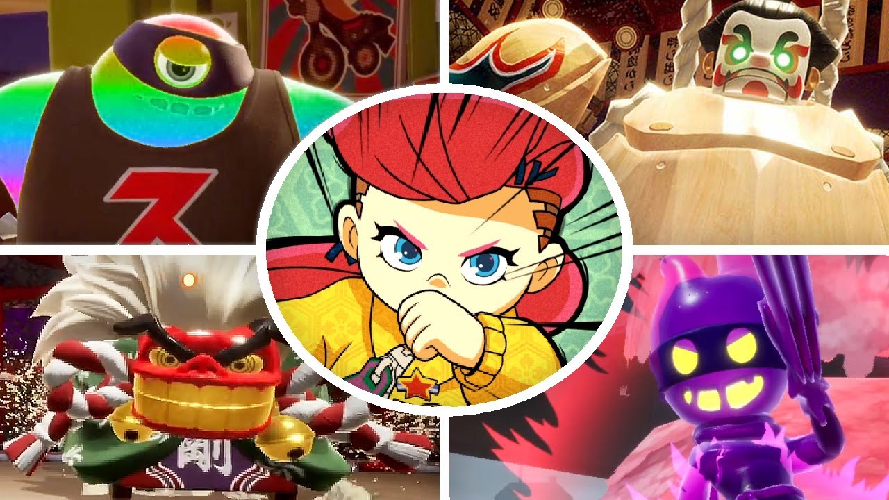 Ninjala Story Mode - All Bosses & Ending