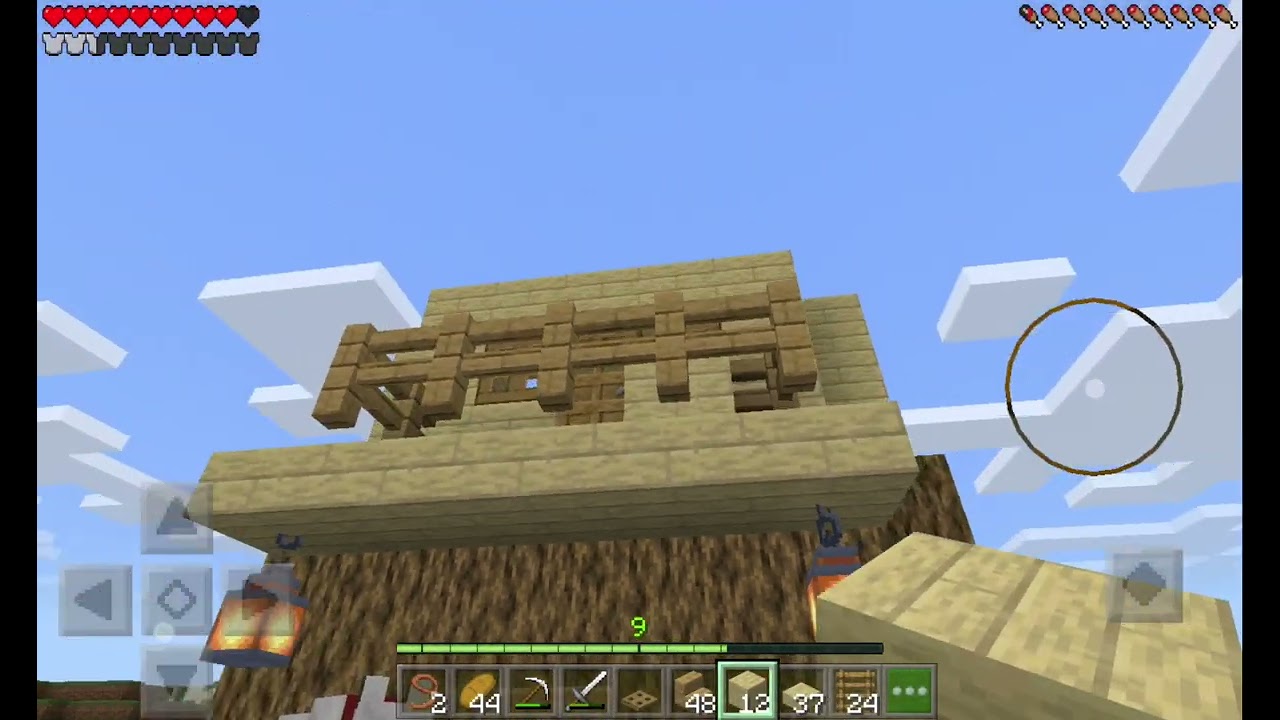Making treehouse#minecraft #gaming #day4 