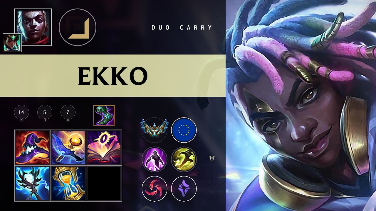 Экко Керри против Эзреаля - Обновление EUW Challenger 26.08