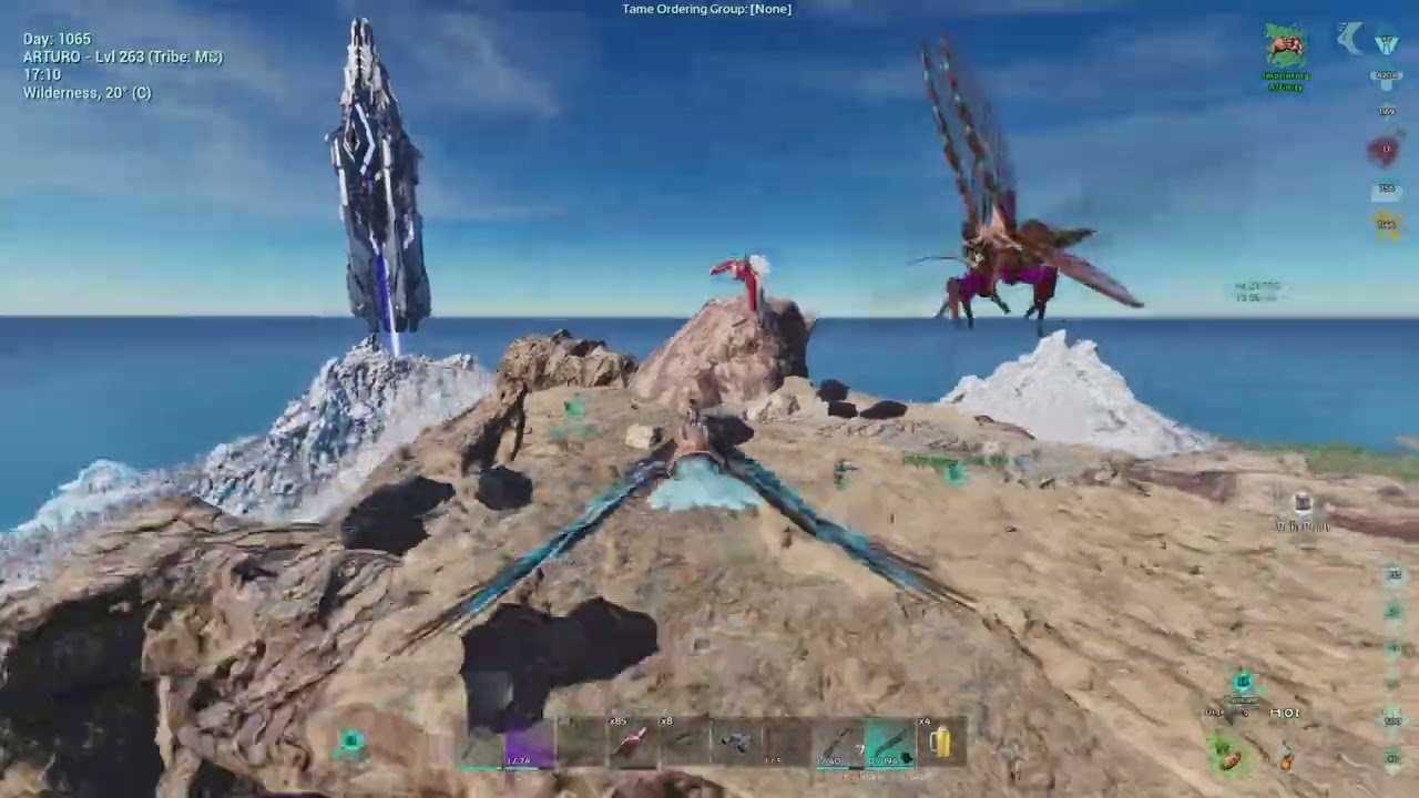 ARK ASA PVP BULLYING TRIBES ON FOOT