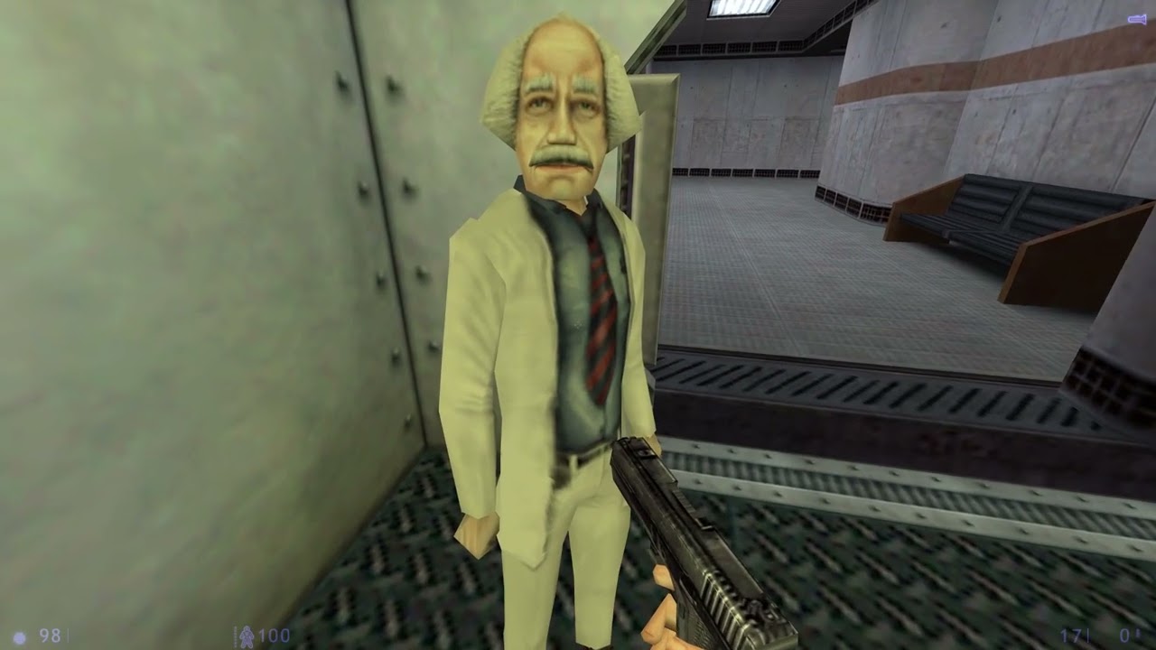 black mesa scientists don't know how to use an elevator