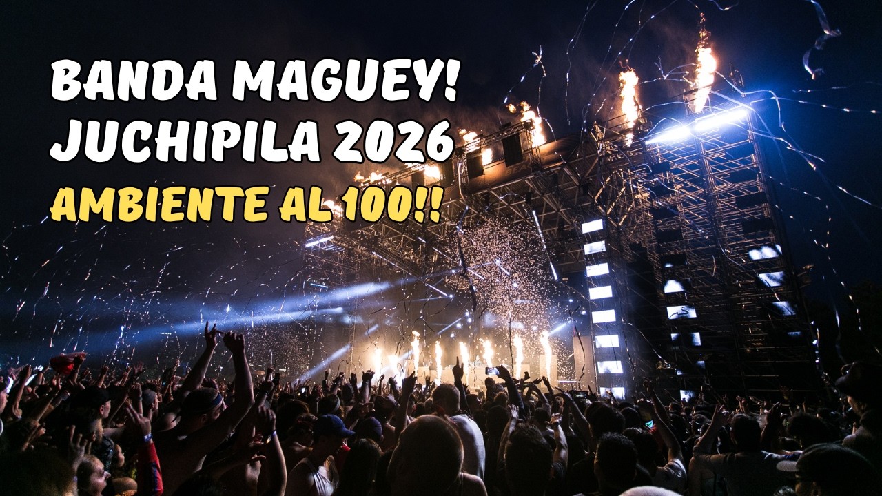 TREMENDO ambiente en el teatro del pueblo | Banda Maguey - Feria Juchipila 2026