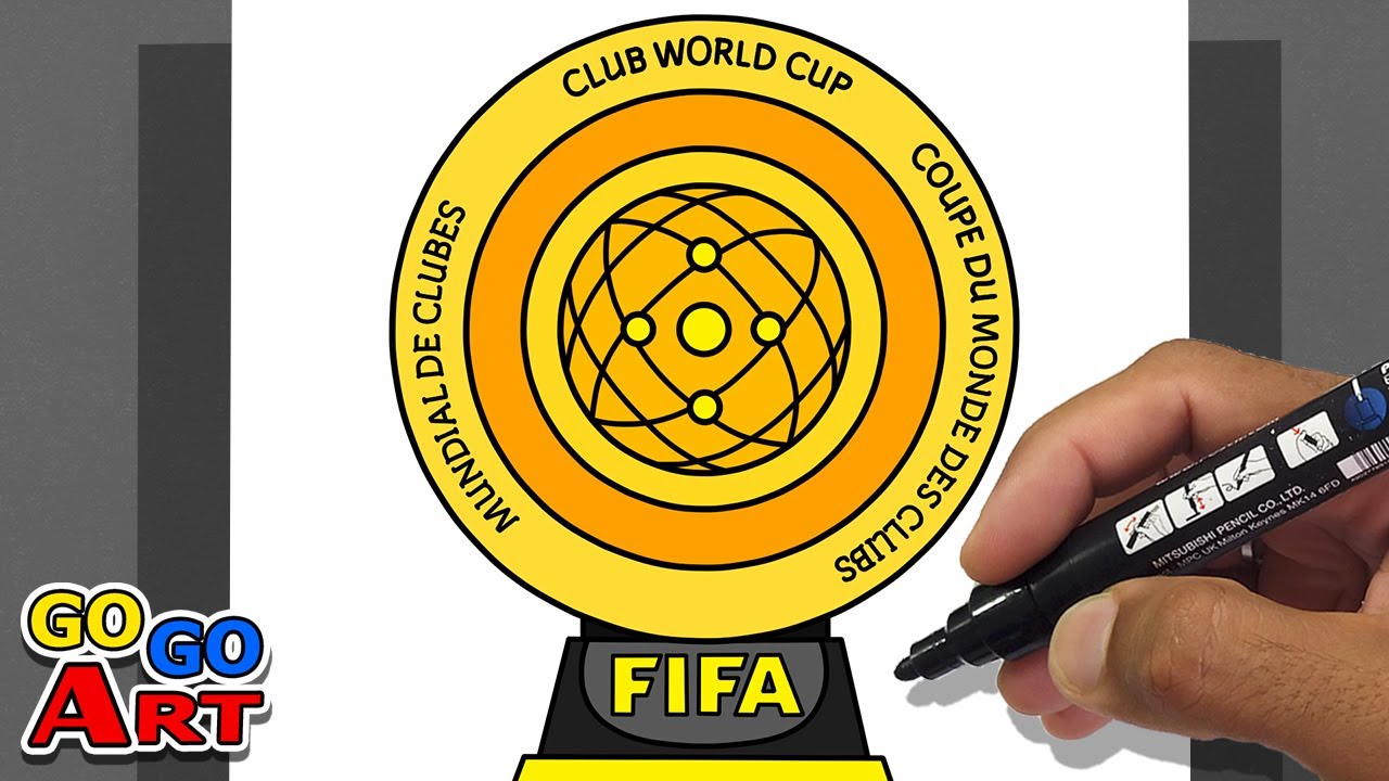How To Draw TROPHY - FIFA Club World Cup 2025 - PSG Vs Chelsea