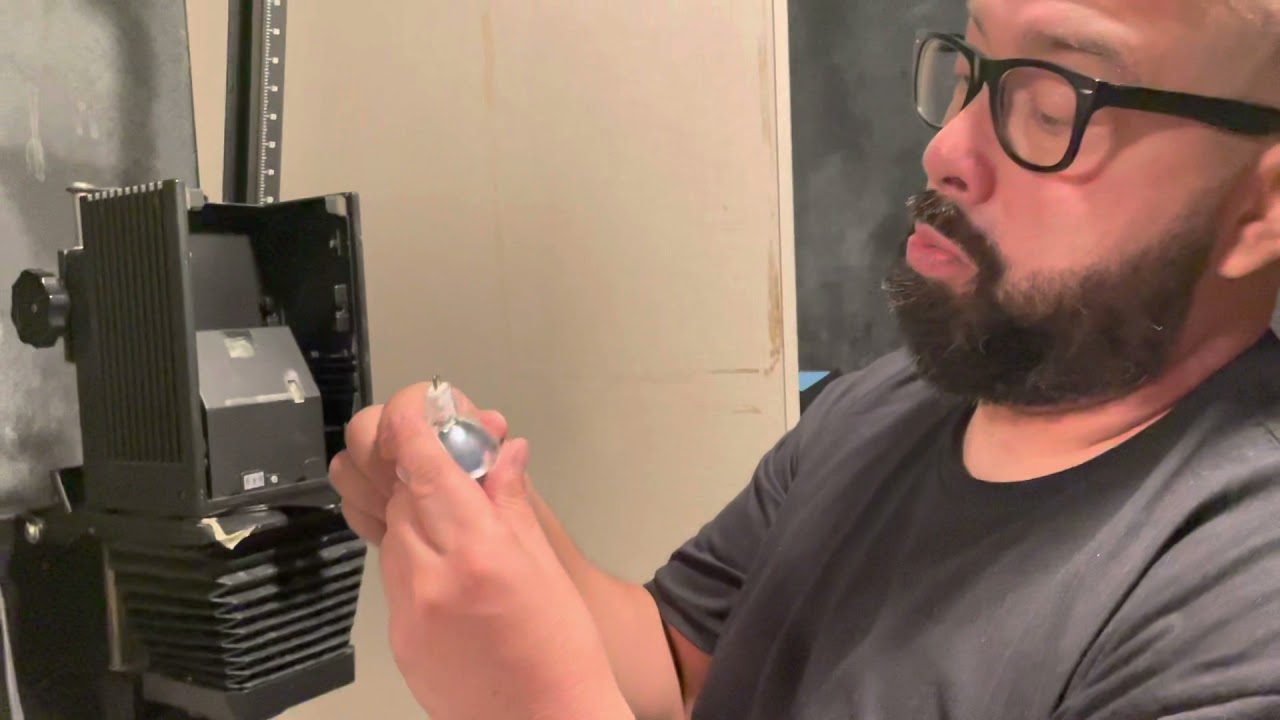 How to replace a enlarger bulb in beseler 23C enlarger