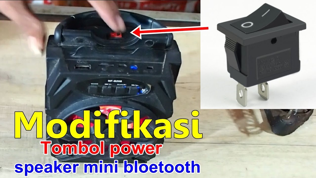 Rahasia speaker mini bloetooth mati total