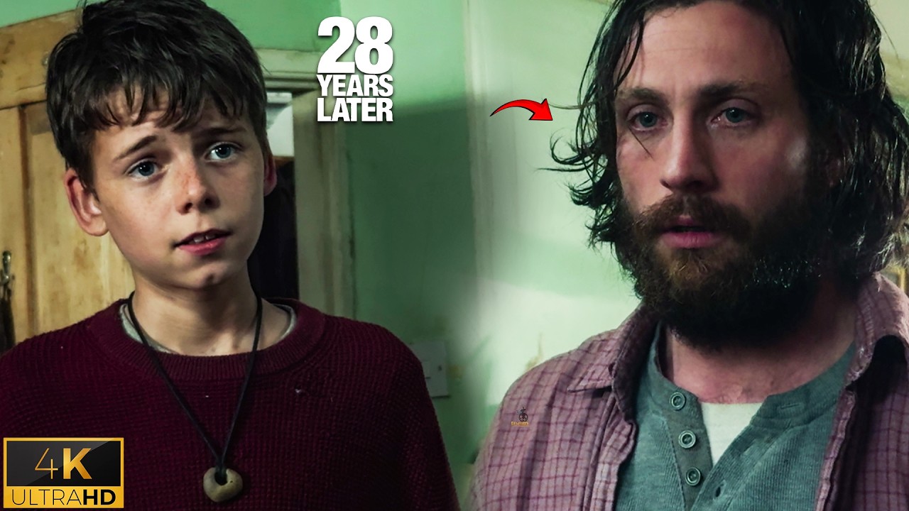 Aaron Taylor - Johnson vs Edvin Ryding Fight Scene | 28 Years Later (2025)