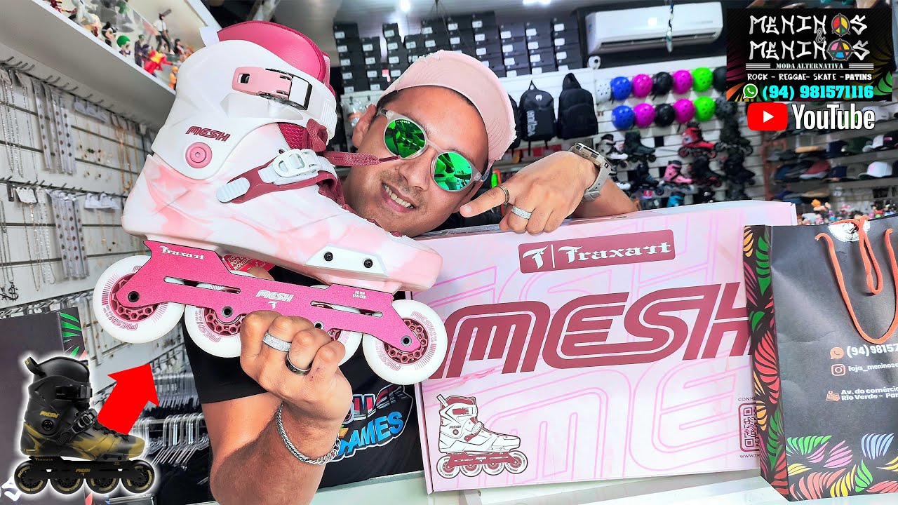 TÁ NA MÃO O NOVO PATINS TRAXART MESH - EXCLUSIVO ⛸️🤑⛸️
