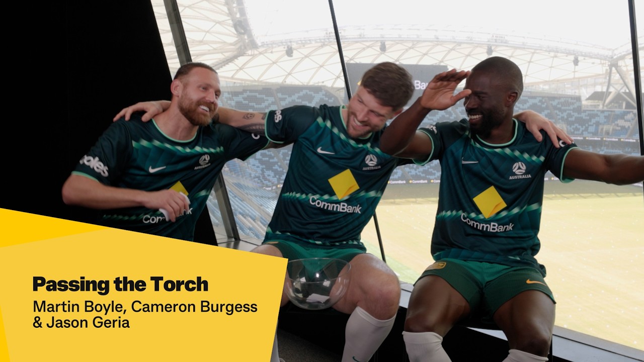 Музыка, лидерство и уверенность: игроки CommBank Socceroos Бойл, Берджесс и Герия