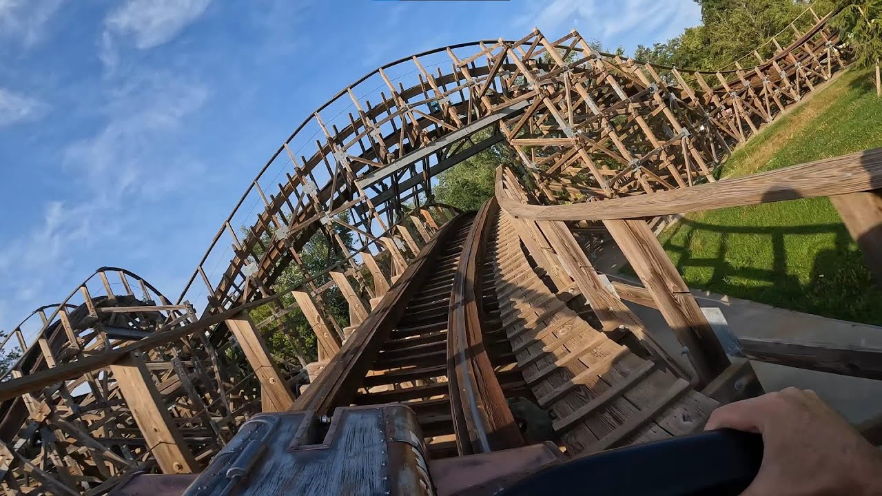 Timber @ Walibi Rh&ocirc;ne-Alpes, Les Aveni&egrave;res, France - onride POV