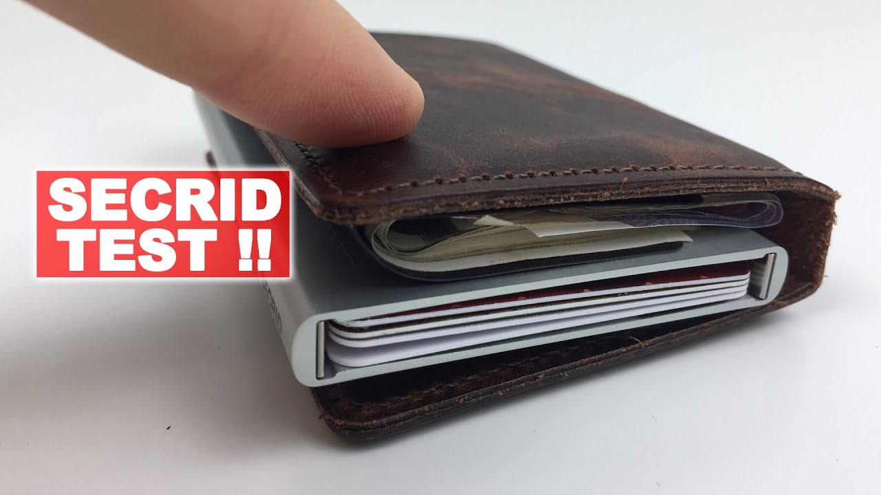 Тест максимального хранилища SECRID Slim Wallet, в который вы не поверите...