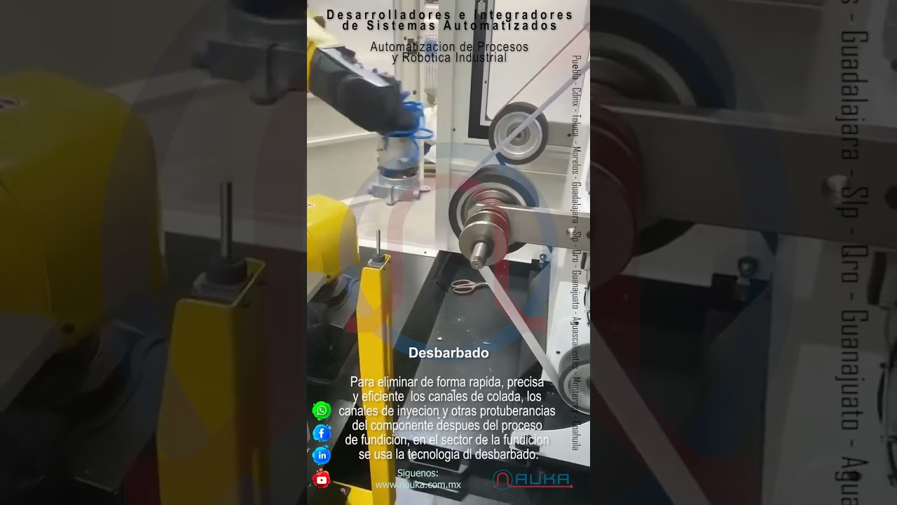 Desbarbado:  Nauka Automatizacion y Robotica Industrial