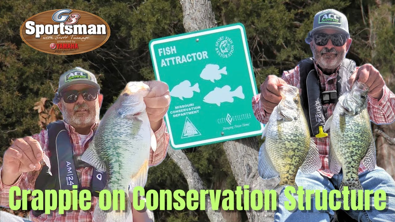 Catching Crappie On Conservation Fish Structures.  Jackpot!