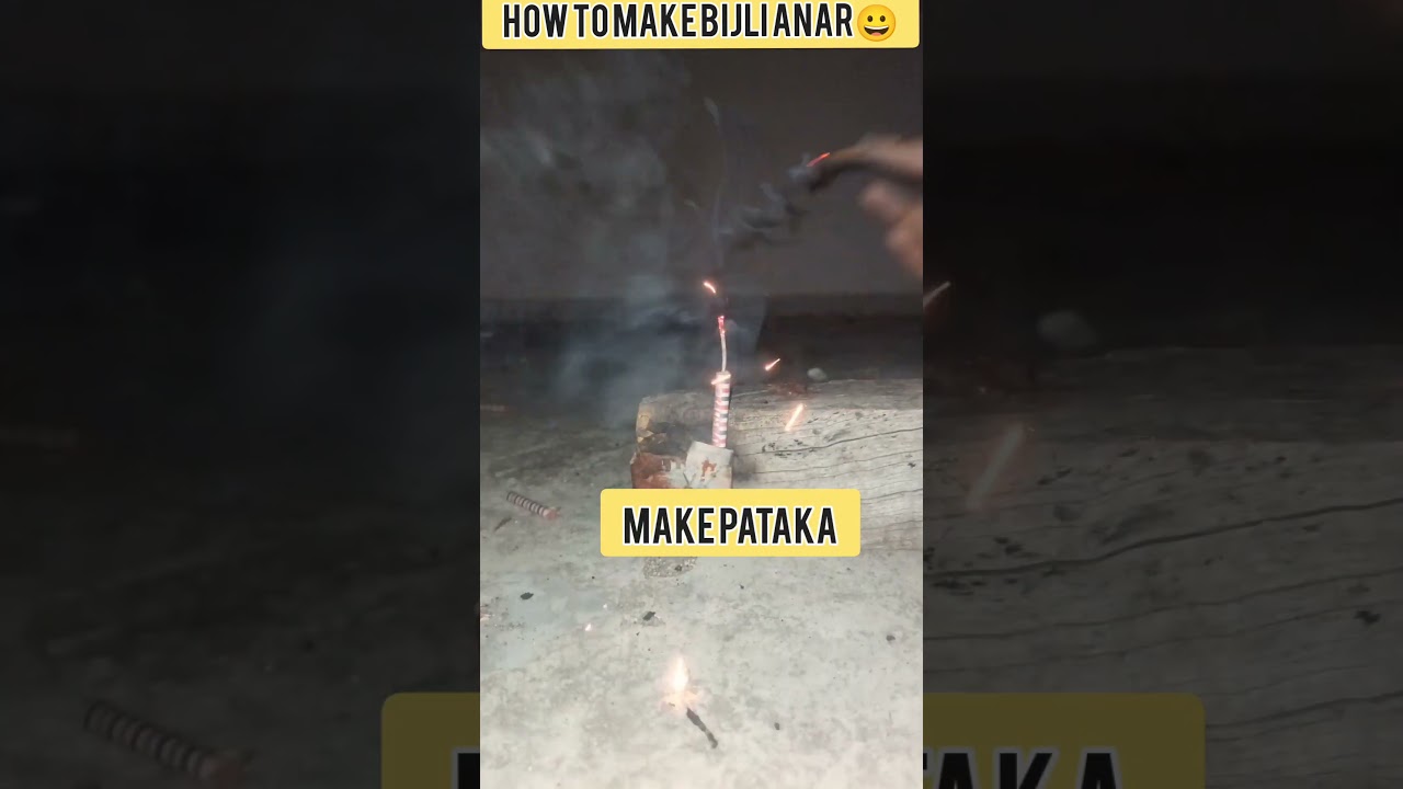 How to make mini anar🎆 in bijli bomb try at home 😃#shotrs #diwali