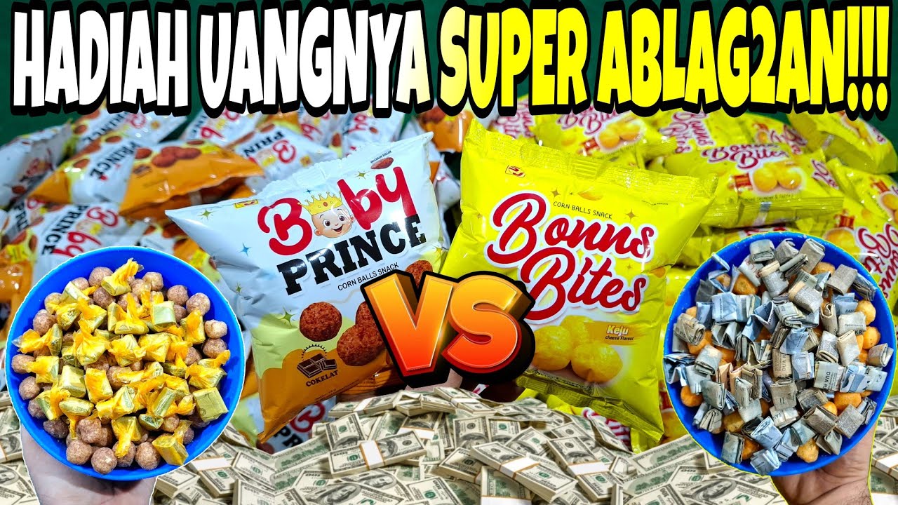 LAGI VIRAL!!! HADIAH UANGNYA SUPER ABLAG2AN!!! UNBOXING CIKI BONNS BITES vs BABY PRINCE