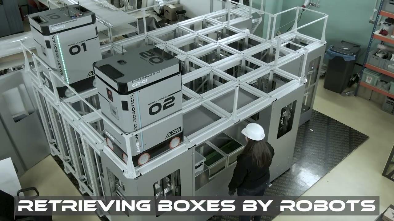 Cube storage module for Dark Store