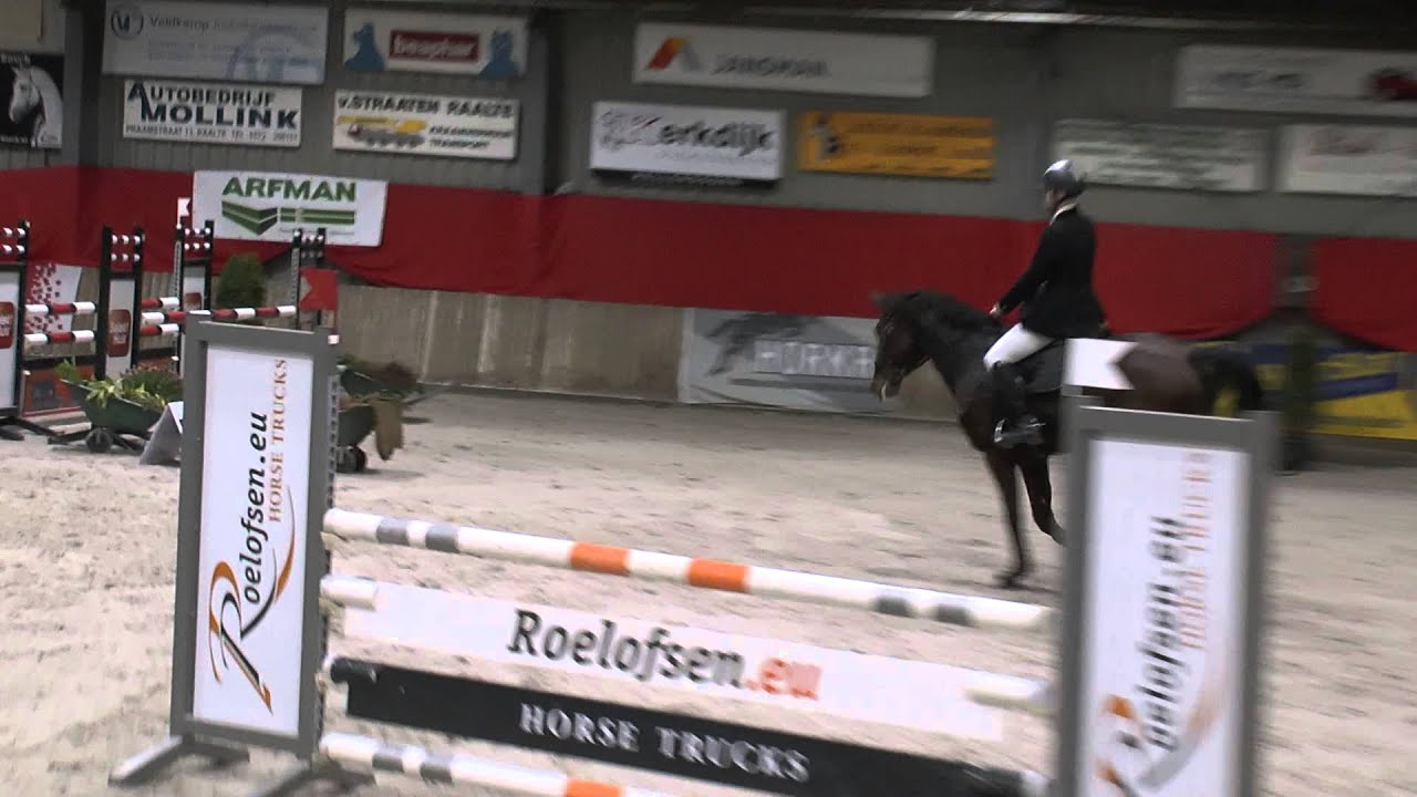 21-11-2013 Lando (v. Landos x Cassini I) 1,10m Jumping Indoor Luttenberg