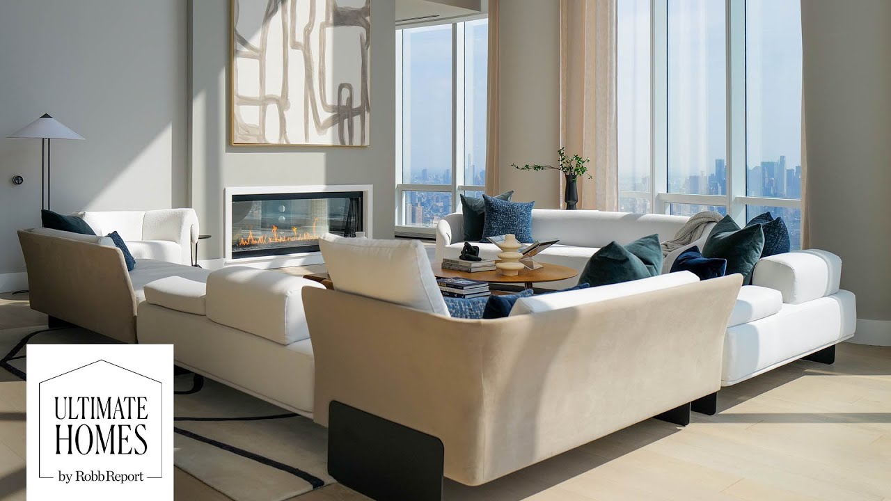 This Soaring $25M Duplex Penthouse Takes in N.Y.C. From 88 Floors Up | Ultimate Homes