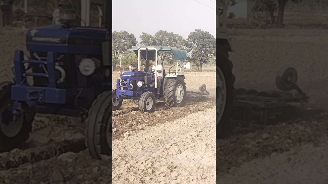 #farmtrac45 #tractor performance in #harrow