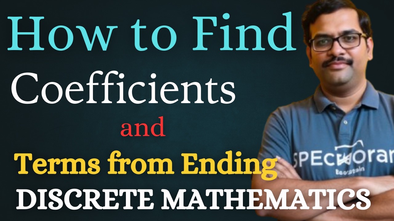 Finding Binomial Coefficients in Binomial Expansion with Example  || Finding Term from Ending || DMS
