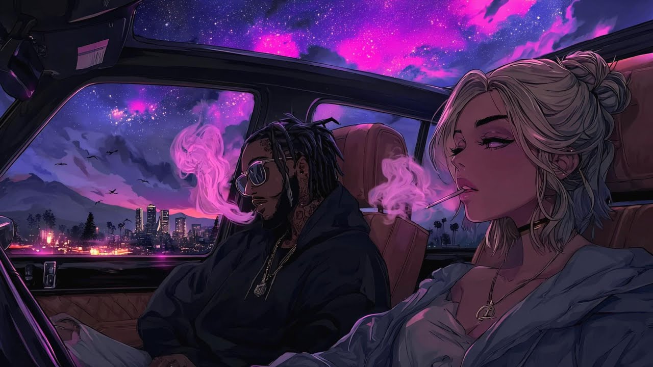 420 Vibe Music | 420 Night Drive 🌿 Stoner Chill & Lo-Fi Trap Mix