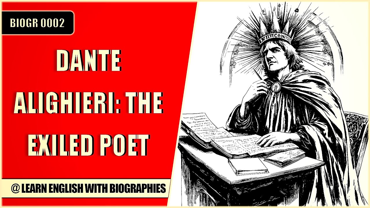 📜 Dante Alighieri: The Exiled Poet 🔥 Epic Medieval Biography | 📘 Learn English through Biography