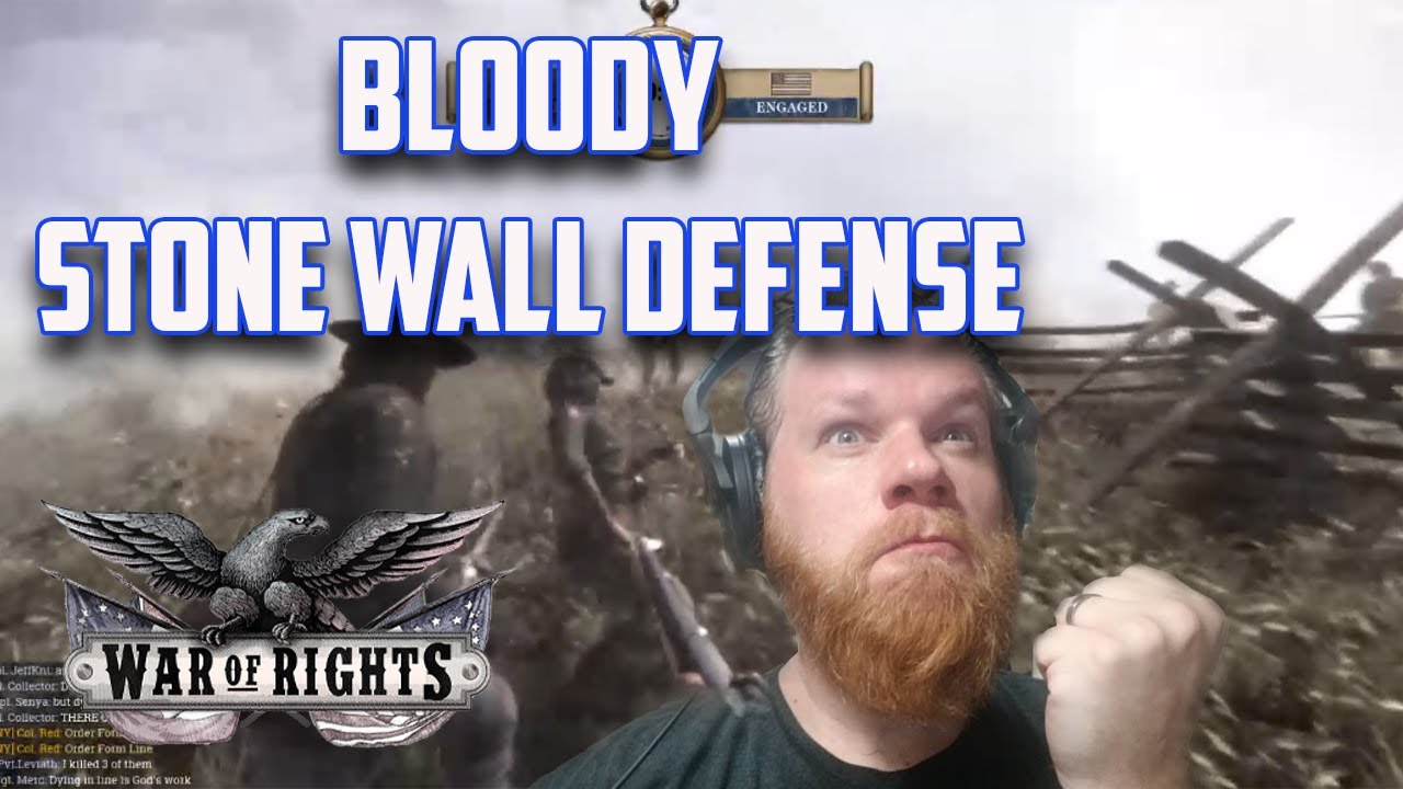MASSIVE Stone Wall Defense! War of Rights Regimental Event