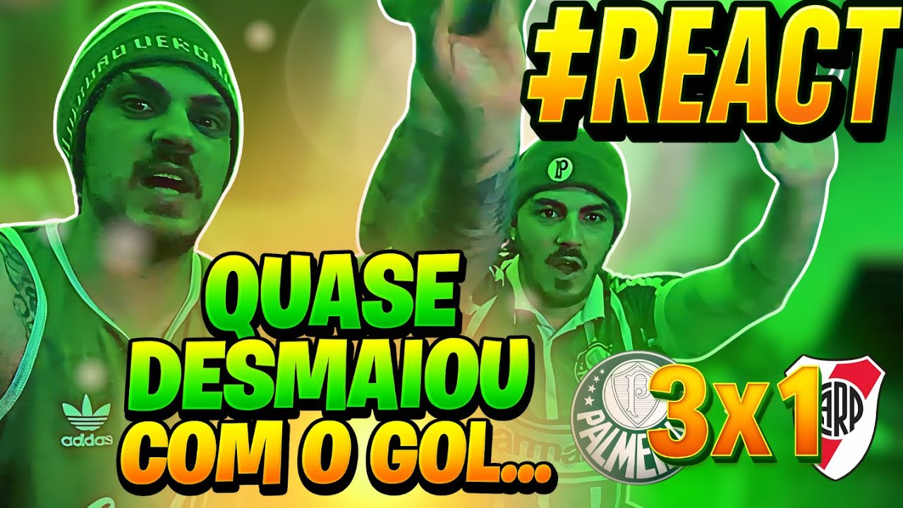 #REACT - PALMEIRAS 3 X 1 RIVER PLATE - LIBERTADORES 2025
