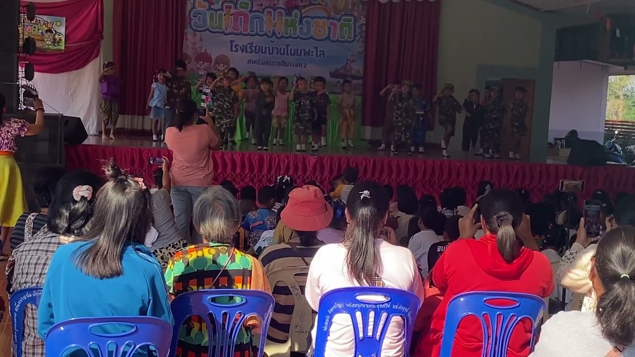 วันเด็กโรงเรียนเราอนุบาล2-3คริบนี้