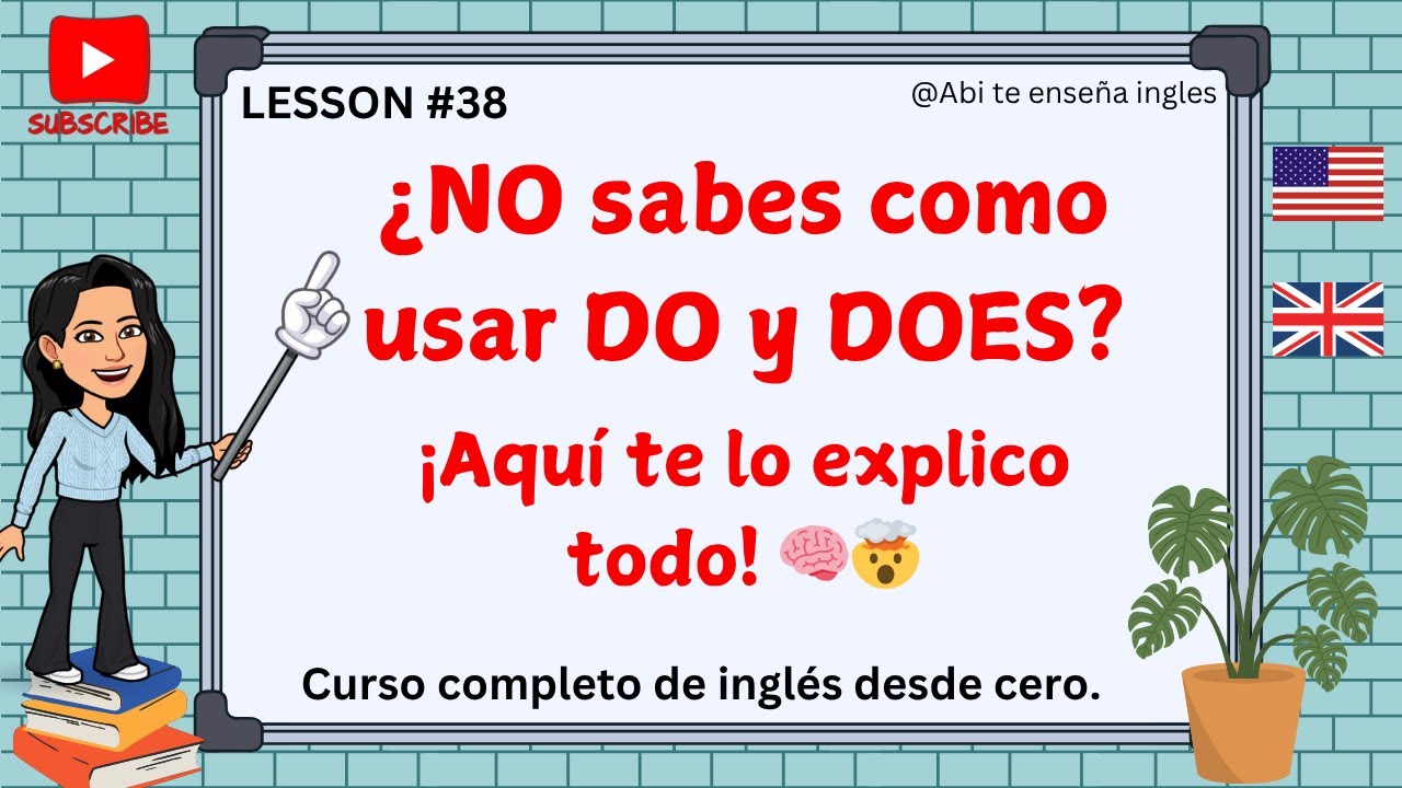 🗣️DO vs DOES – LA EXPLICACIÓN MÁS FÁCIL Y CLARA EN INGLÉS  