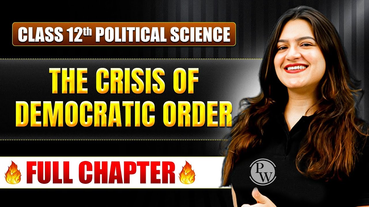 The Crisis of Democratic Order Class 12 One Shot | Class 12 Political Science Chapter 6 |TANDAV 2026