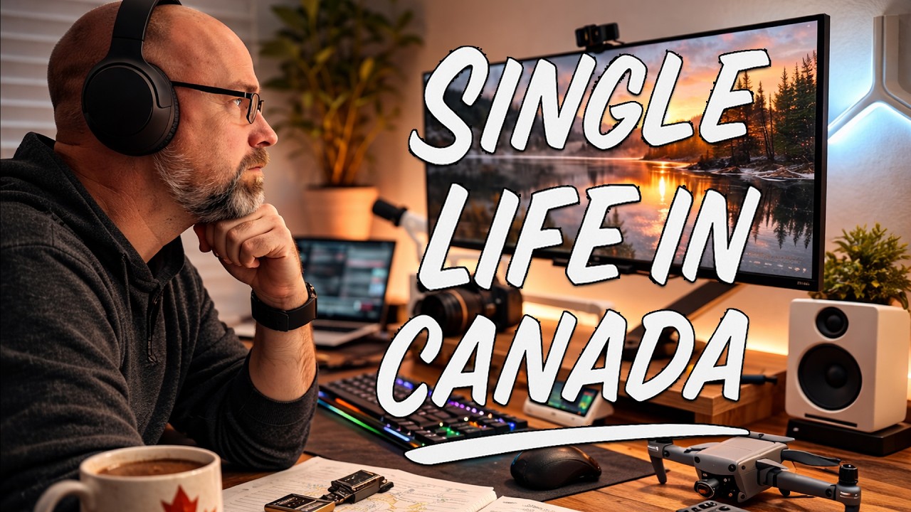 Living Alone in Canada 🇨🇦 | Computer Almost Crashed&hellip; Cozy Tech Weekend & Studying for Drone License