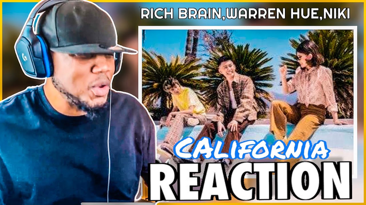 Rich Brian, NIKI, & Warren Hue - California (Official Music Video) REACTION!!!