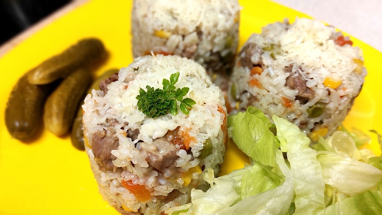 Rizoto (risotto) s vepřovým masem a zeleninou - opravdu velmi jednoduchý a rychlý oběd nebo večeře 😊