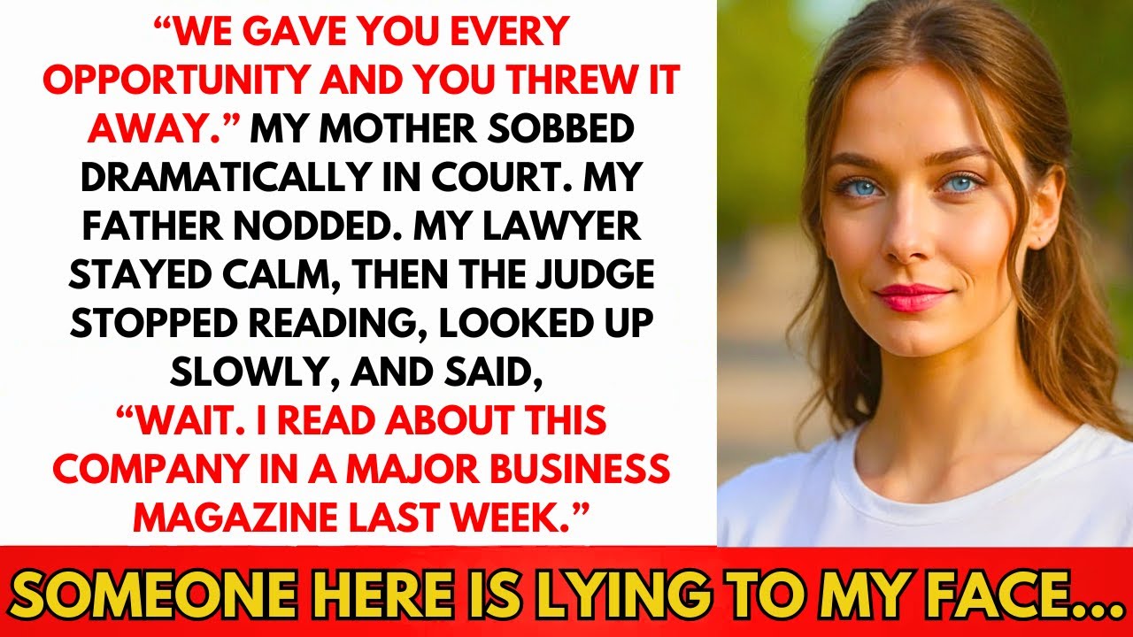 My Parents Hired A Lawyer To Bankrupt Me Publicly. Until The Judge Asked One Question...