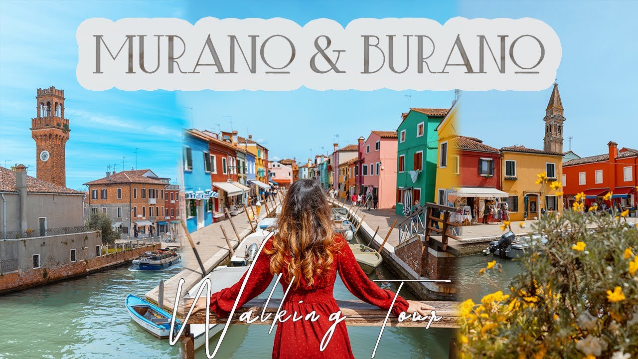 🇮🇹 Exploring Murano & Burano in 4K | Stunning Islands Near Venice!