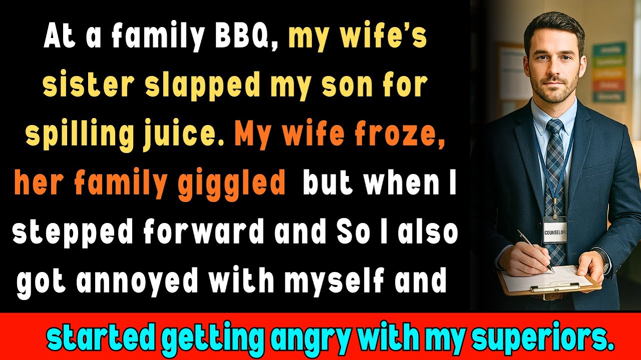 My sister-in-law slapped my son — she didn’t expect what I said next…