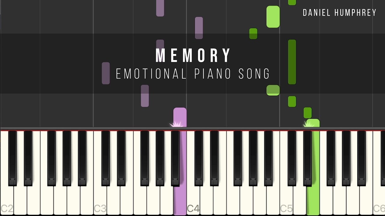 Emotional Piano Song - Memory (Piano Tutorial) - Daniel Humphrey
