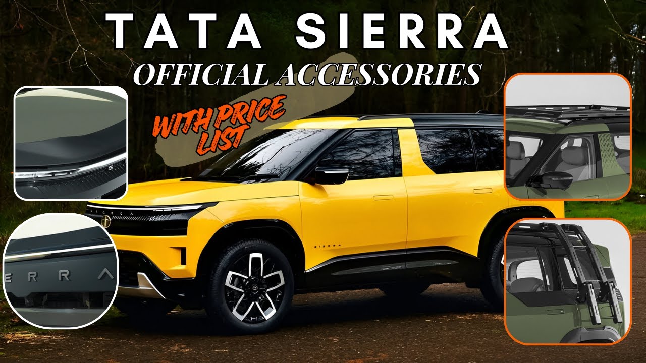 Tata Sierra 2026  Accessories Detailed I Tata Sierra 2026 Accessories I Tata Sierra 2026 Modified
