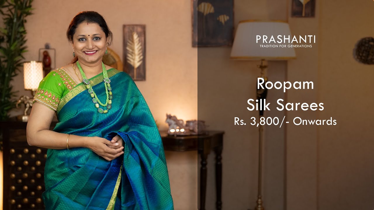 Roopam Silks by Prashanti | Rs. 3800/- onwards | 29 May 2022