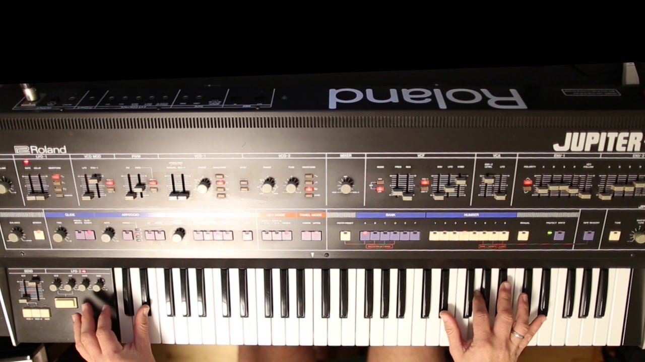 Roland JUPITER-6 no FX demo and tweaking
