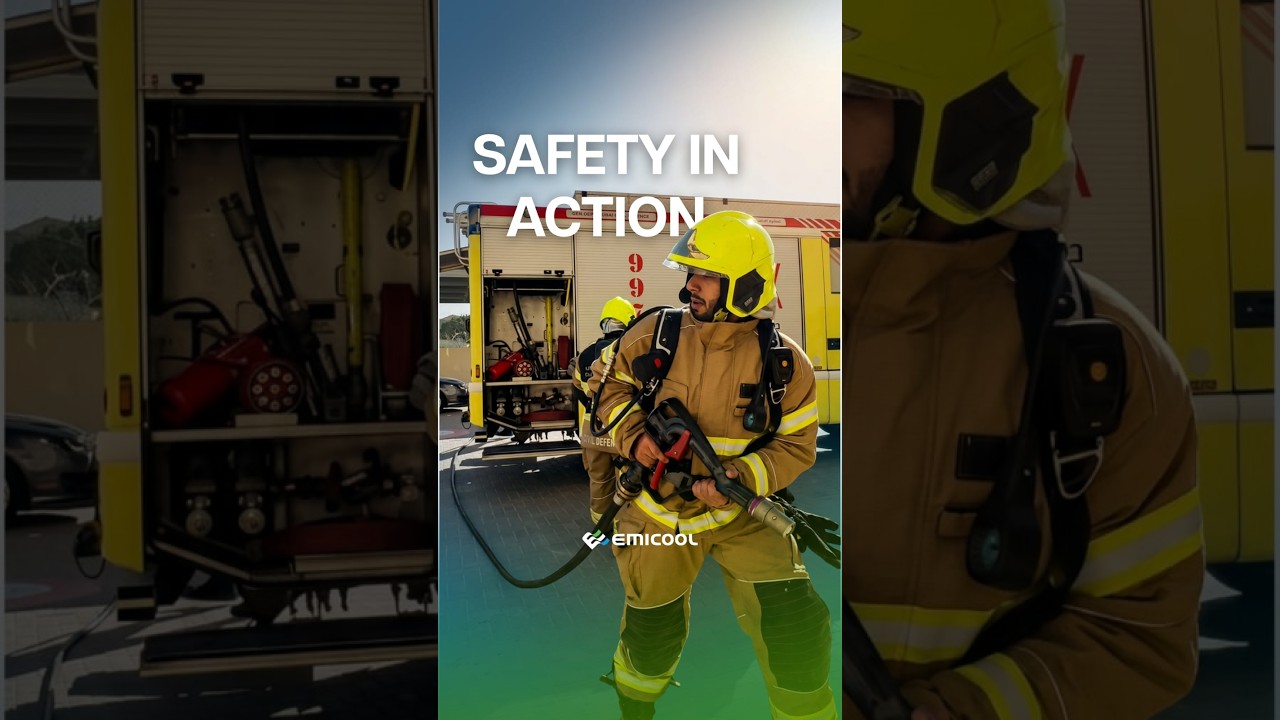 Emergency Fire Drill in UAE 🚨 Inside Emicool Plant 6 Safety Training