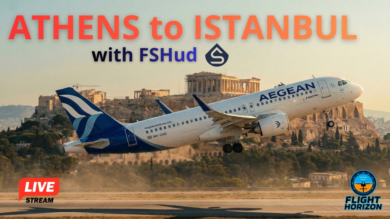 🔴 LIVE MSFS24 🔴 | Roma - Zurich Proviamo FSHud | A320 NEO | Aegean