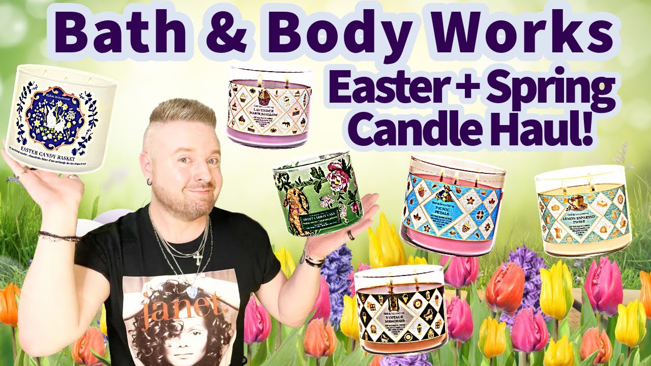 Bath & Body Works - Easter + Spring Candle Haul!