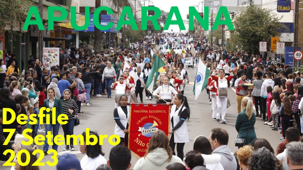 O desfile  de 7 Setembro completo e emocionante de 2023 em Apucarana