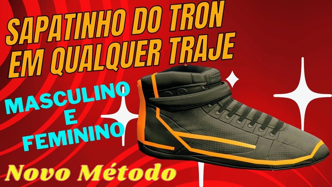 💥NOVO💥SAPATINHO DO TRON EM QUALQUER TRAJE🔥MASCULINO E FEMININO🔥PS5, PS4 e XBOX🔥GTA ONLINE
