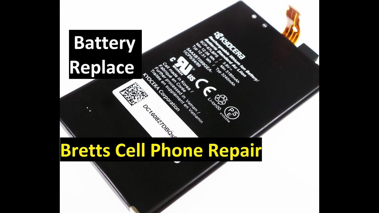Kyocera Duraforce Pro Battery Replace Removal Install