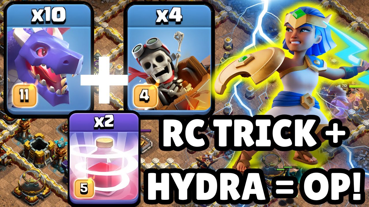 RC TRICK Just Made HYDRA Unstoppable! | Clash of Clans