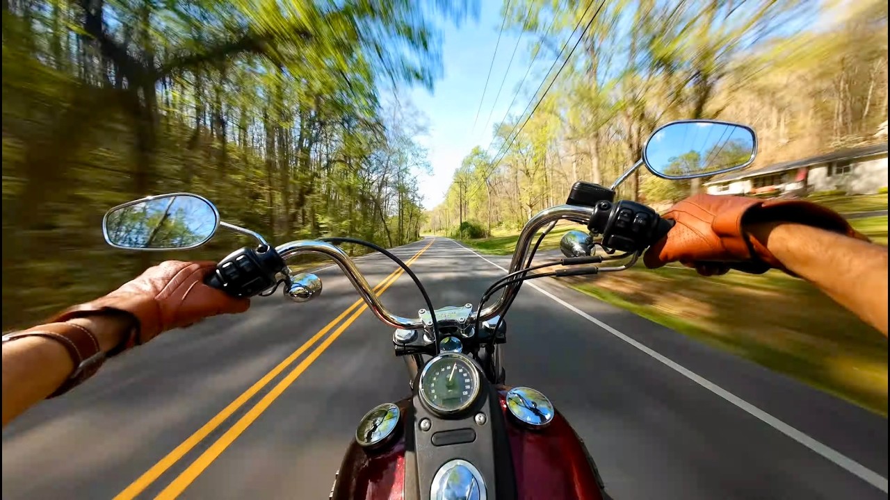 Harley Davidson Dyna Spring Ride [RAW] Exhaust Sound