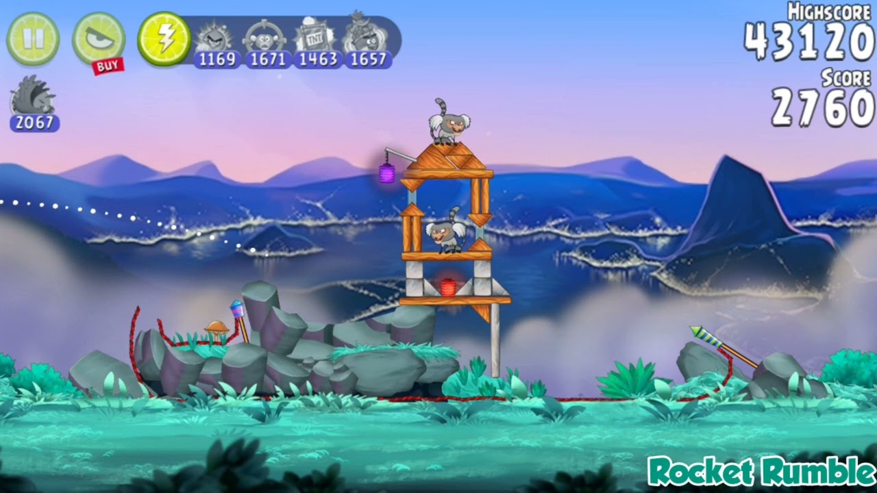 all angry birds rio level failed